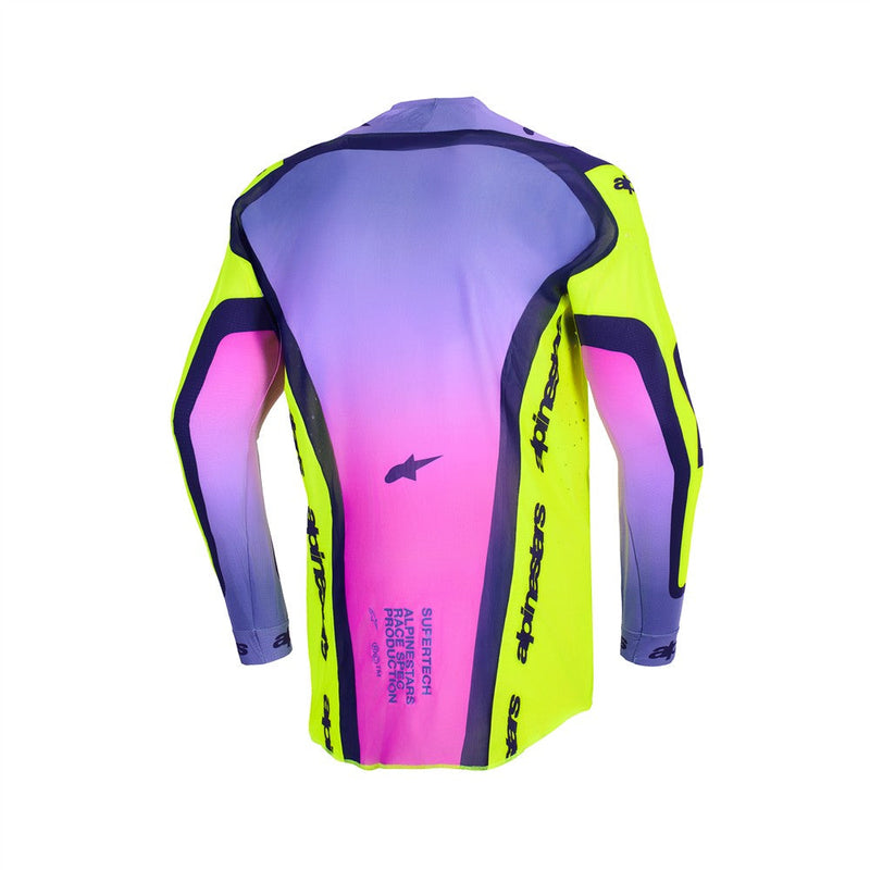 Load image into Gallery viewer, Alpinestars Supertech Vista Jersey Yellow/Purple/Black
