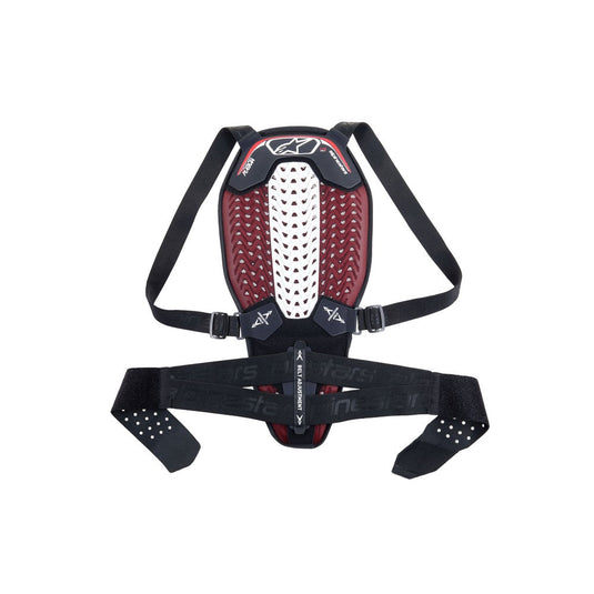 Alpinestars Nucleon Plasma Back Protector With Strap Black/White/Red