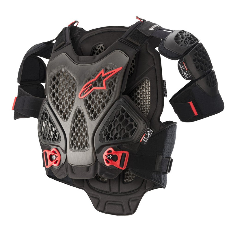 Load image into Gallery viewer, Alpinestars A-6 Chest Protector Black/Anthracite/Red
