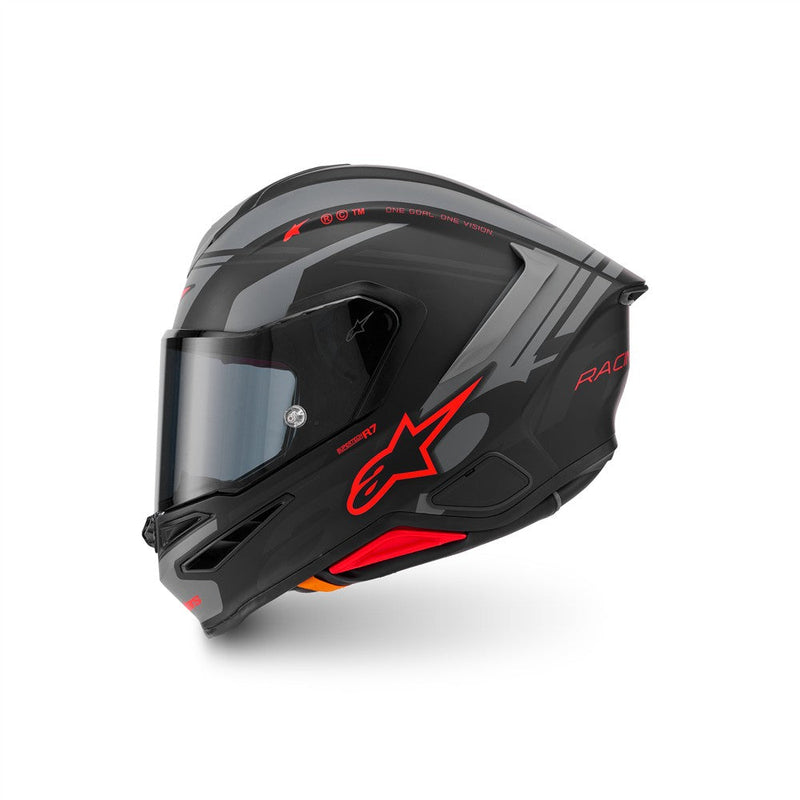 Load image into Gallery viewer, Alpinestars Supertech R7 Helmet A-Core Black/Gray/Red Matte
