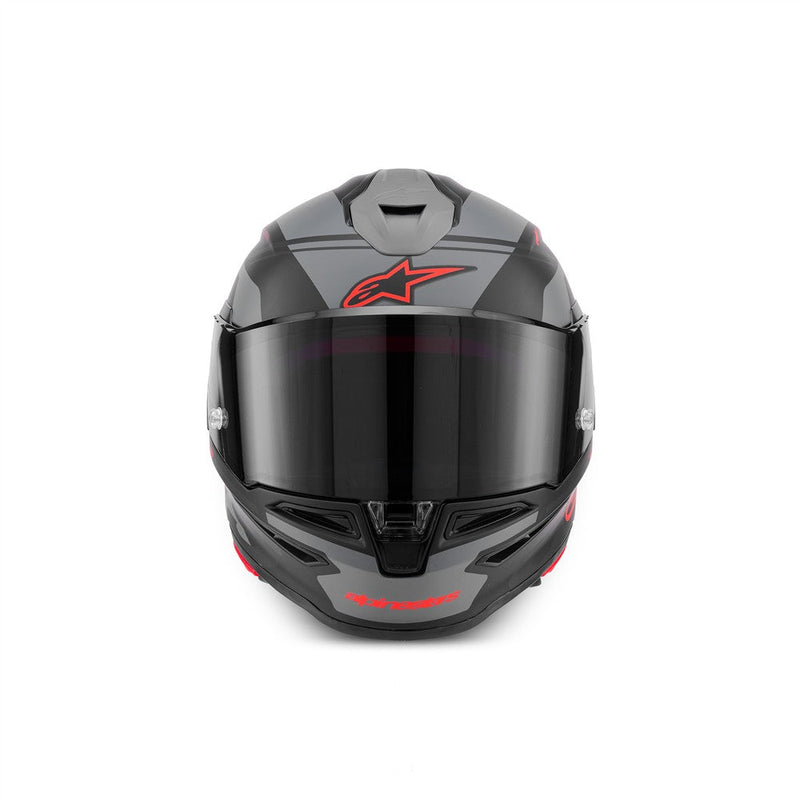 Load image into Gallery viewer, Alpinestars Supertech R7 Helmet A-Core Black/Gray/Red Matte
