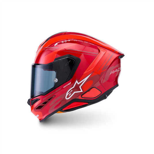 Alpinestars Supertech R7 Helmet A-Core Red/White Gloss
