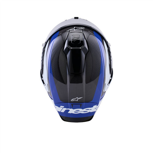 Alpinestars Supertech R10 Helmet Arius Black/White/Blue Gloss