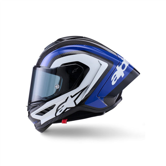 Alpinestars Supertech R10 Helmet Arius Black/White/Blue Gloss