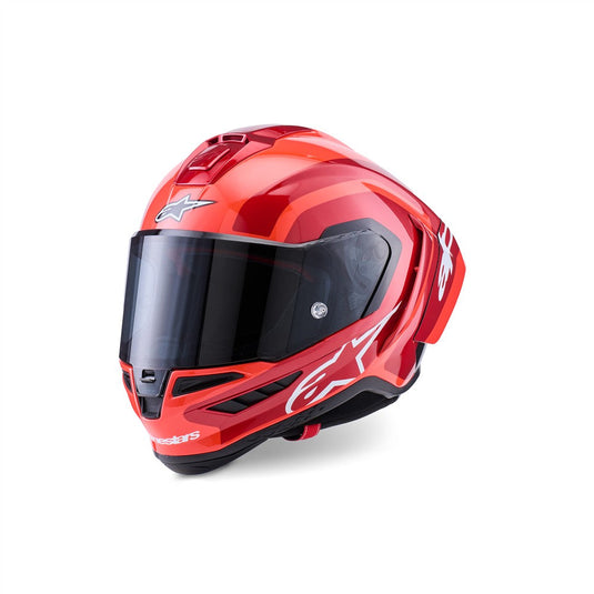 Alpinestars Supertech R10 Helmet Arius Black/White/Double Red Gloss