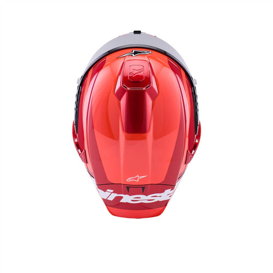 Alpinestars Supertech R10 Helmet Arius Black/White/Double Red Gloss