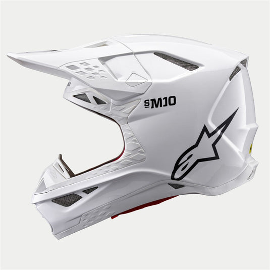 Alpinestars Supertech S-M10 Solid White Gloss