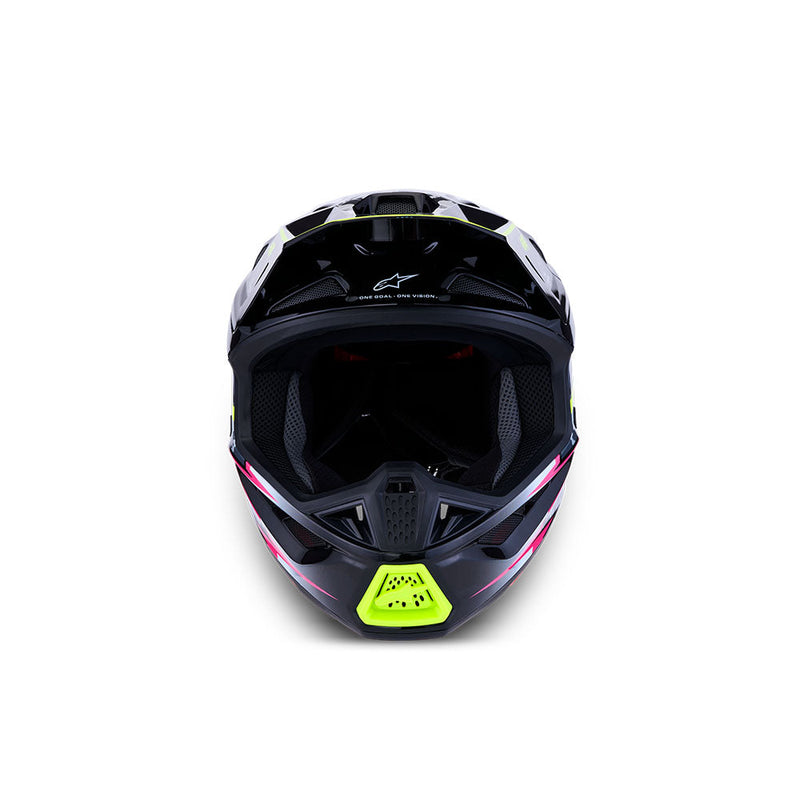 Load image into Gallery viewer, Alpinestars S-M7 Blaster Helmet Black/Gray/White/Yellow Fluoro Gloss
