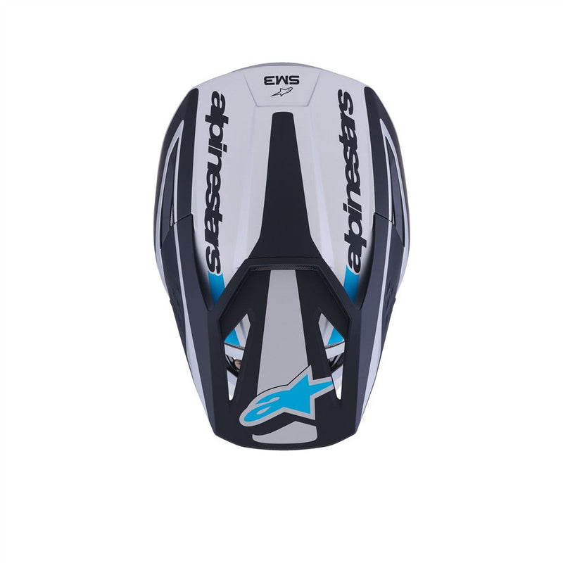 Load image into Gallery viewer, Alpinestars S-M3 Heat Helmet Silver/Blue/Black Matte
