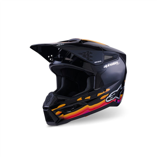 Alpinestars S-M3 Force Helmet Black Gloss