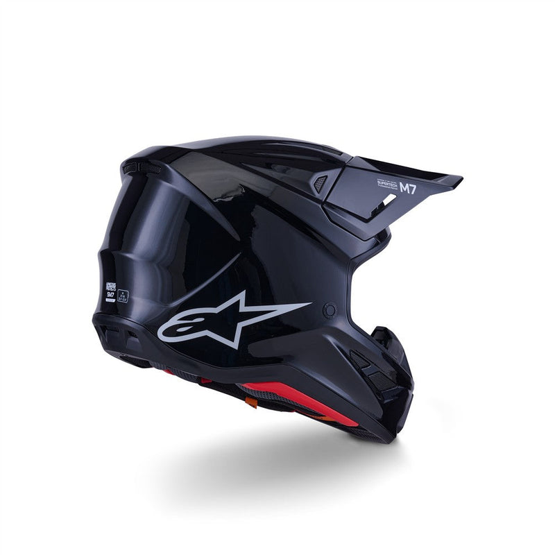Load image into Gallery viewer, Alpinestars S-M7 Helmet Solid Gloss Black
