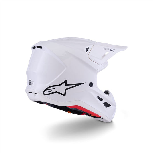 Alpinestars S-M7 Helmet Solid Gloss White