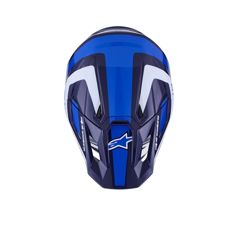 Load image into Gallery viewer, Alpinestars S-M7 Rise Helmet Blue/White Gloss
