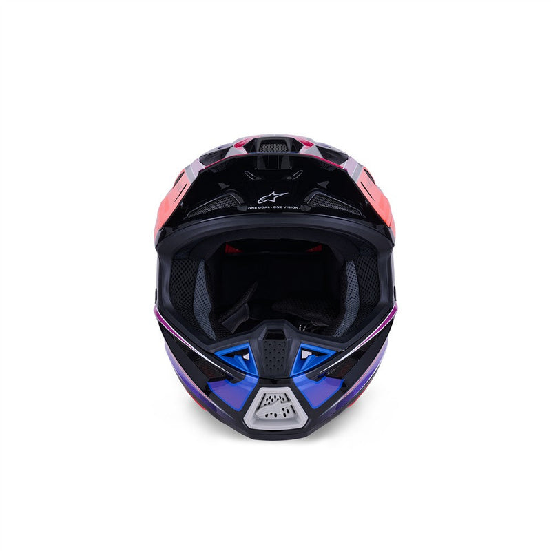 Load image into Gallery viewer, Alpinestars S-M7 Fuse Helmet Blue/Purple/Pink Gloss
