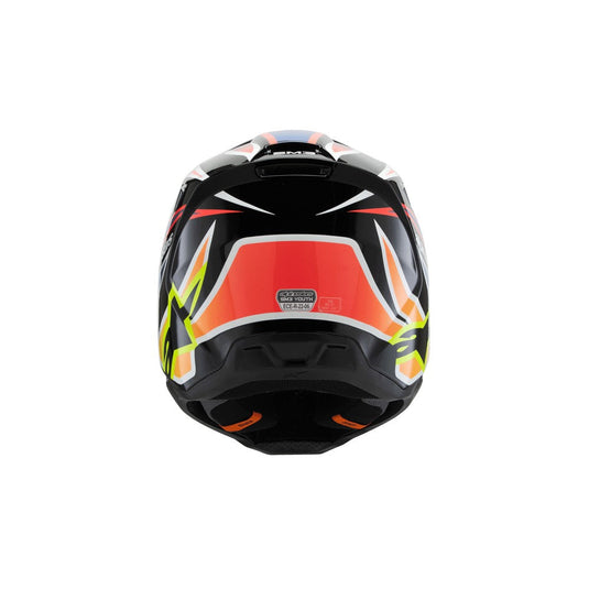 Alpinestars -M3 Youth Helmet Wurx Black/Yellow Fluoro/Blue/Red Gloss