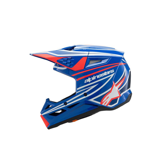 Alpinestars -M3 Youth Helmet Wurx Blue/Red/White/Black Gloss