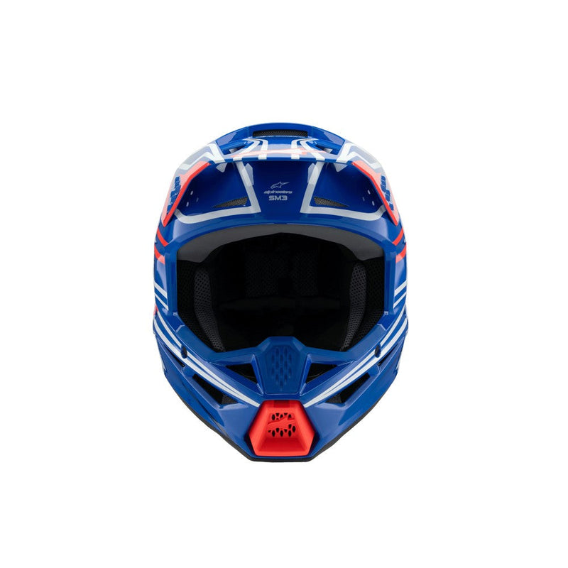 Load image into Gallery viewer, Alpinestars -M3 Youth Helmet Wurx Blue/Red/White/Black Gloss
