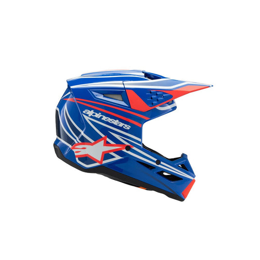 Alpinestars -M3 Youth Helmet Wurx Blue/Red/White/Black Gloss