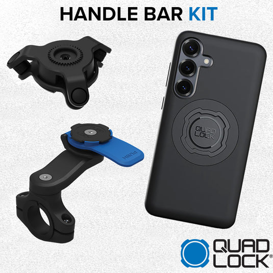 Samsung Galaxy S25+ Handlebar Mount Kit Quad Lock