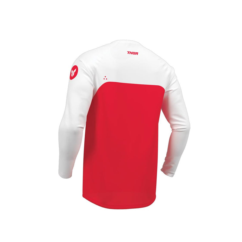 Load image into Gallery viewer, THOR MX JERSEY YOUTH RIDEMODE MENACE RED
