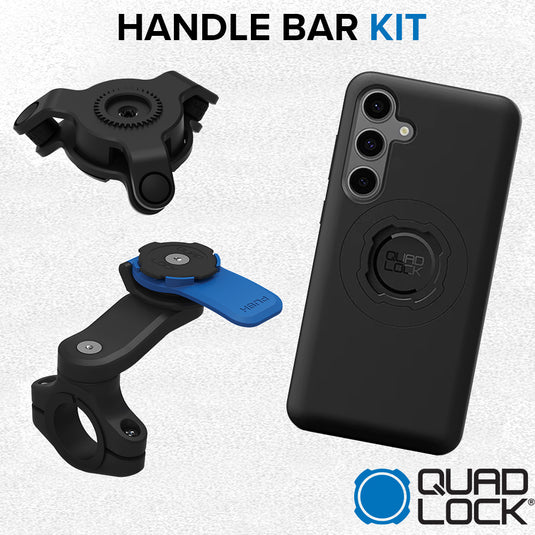 Samsung Galaxy S24FE Handlebar Mount Kit Quad Lock