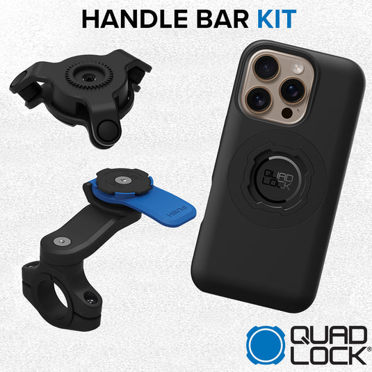 iPhone 16 Pro Max Handlebar Mount Kit Quad Lock