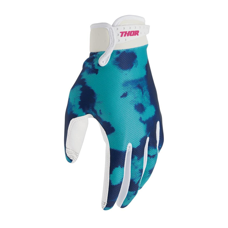Load image into Gallery viewer, THOR GLOVE  BLEACH WHITE/AQUA
