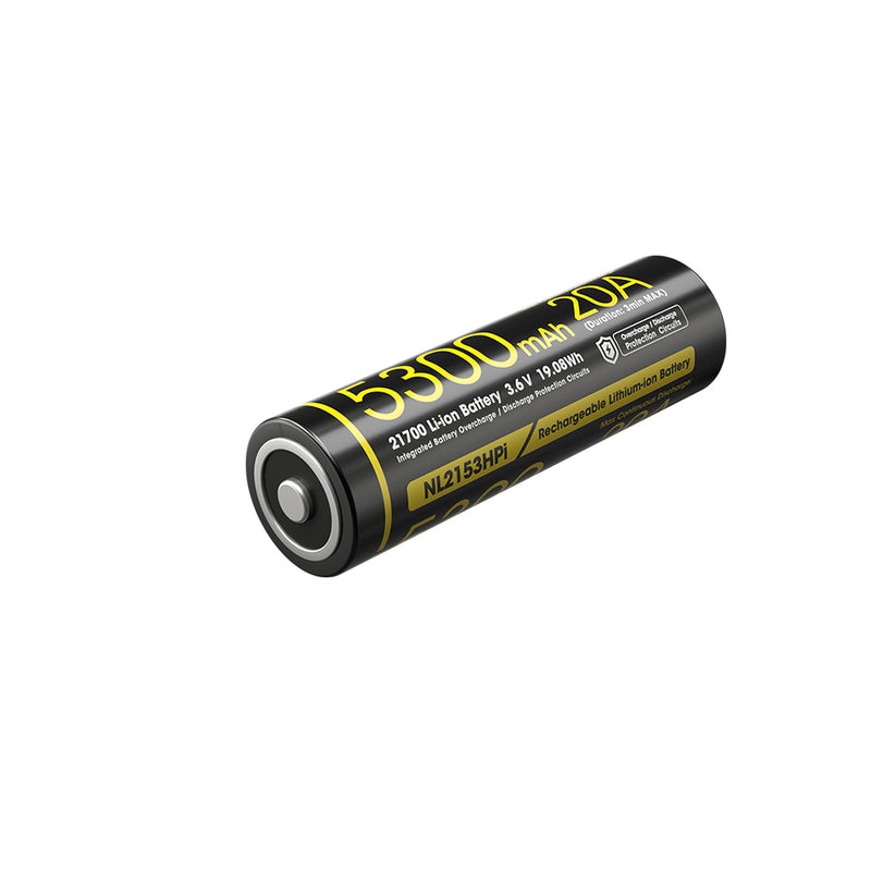 Load image into Gallery viewer, NITECORE LI-ION RECHARGEABLE 21700 BATTERY 5300MAH 3.6V
