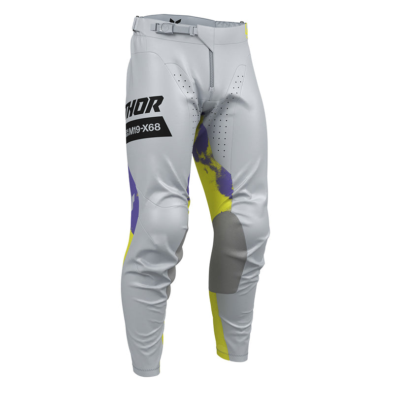 Load image into Gallery viewer, THOR MX PANT LAUNCHMODE FUTURA GRAY/ACID
