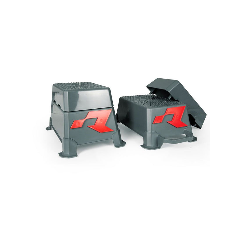 Load image into Gallery viewer, RTECH STARTING BLOCKS GREY RED
