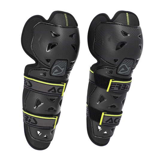 ACERBIS Profile 2 Knee Guards - Black Yellow