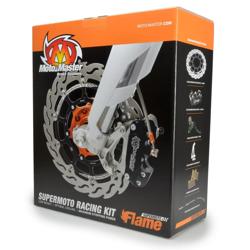 Load image into Gallery viewer, BRAKE KIT MOTO MASTER FLOATING DISC SM RACING YAMAHA 320MM FOR BIKE WITH HEADLIGHT
