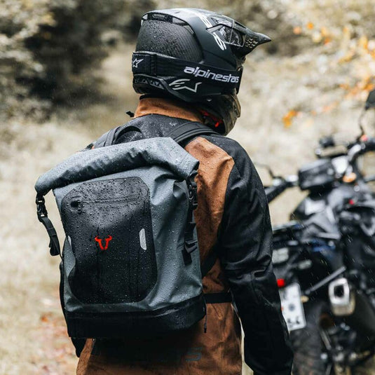 SW MOTECH DRYBAG BACKPACK DRYBAG 300 GREY BLACK