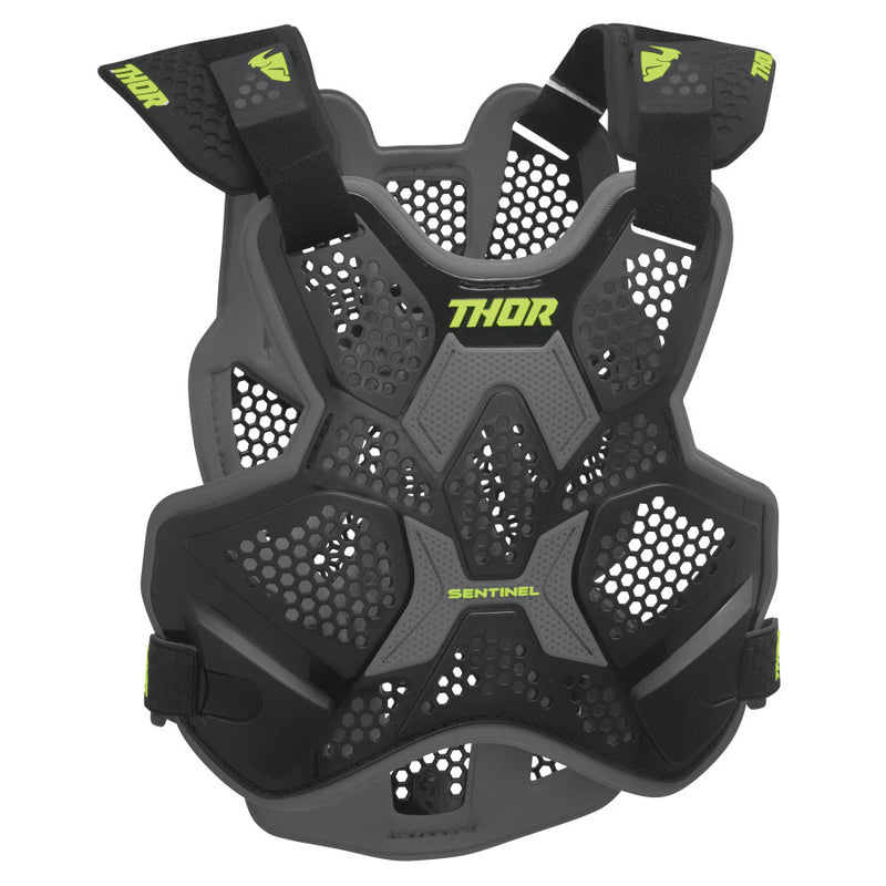 Load image into Gallery viewer, THOR SENTINEl LTD CHEST PROTECTOR BLACK
