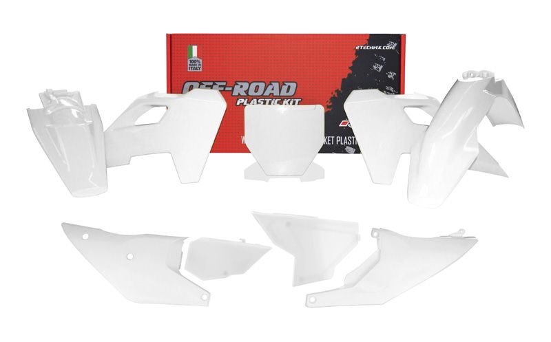 Load image into Gallery viewer, PLASTICS KIT RTECH 7 PIECE WHITE HUSQVARNA TC FC FS FX TX
