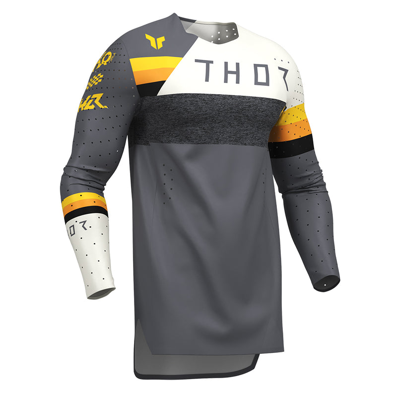 Load image into Gallery viewer, THOR MX JERSEY SPORTMODE LEAGUE CHARC/WHITE

