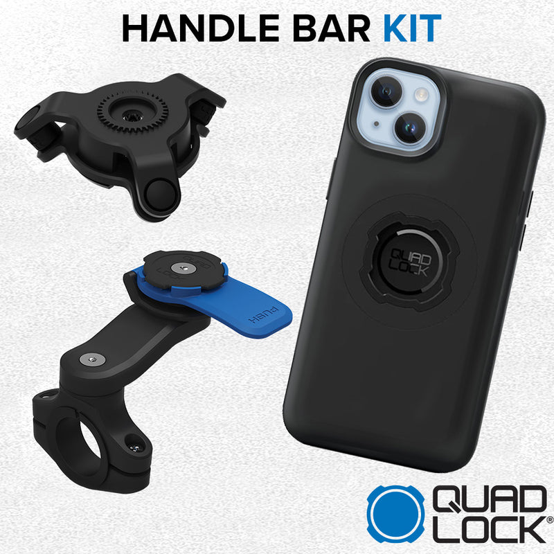Load image into Gallery viewer, iPhone 15 Handlebar Mount Kit Quad Lock
