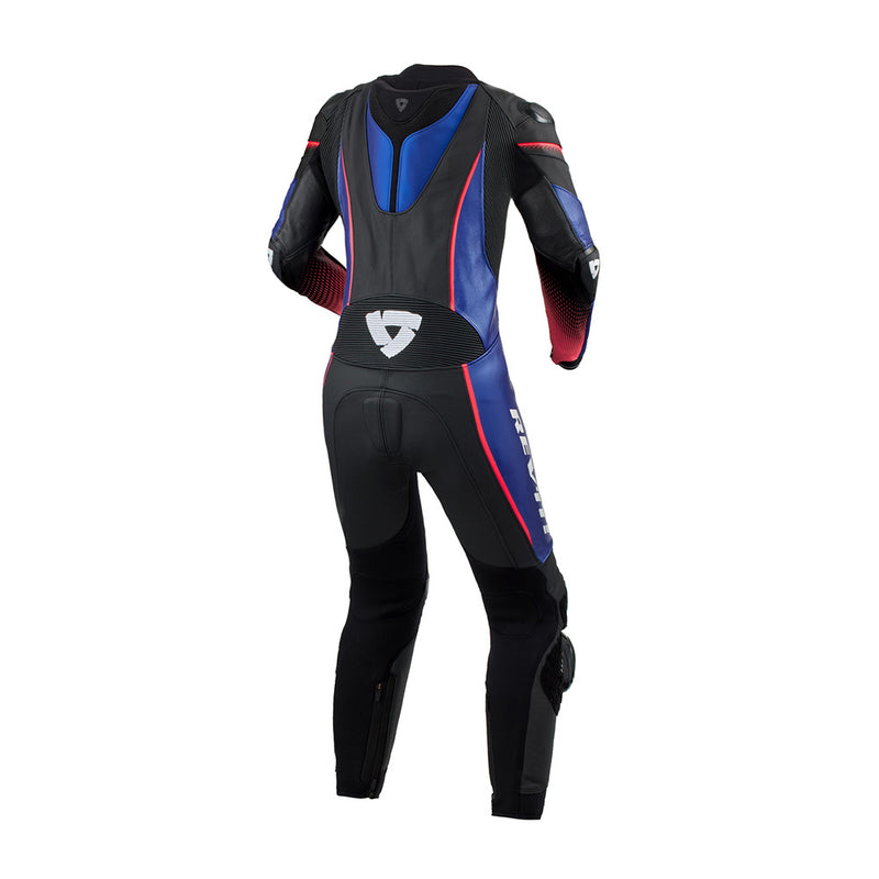 Load image into Gallery viewer, Xena 4 Ladies 1 pc Suit Black-Blue REV'IT!
