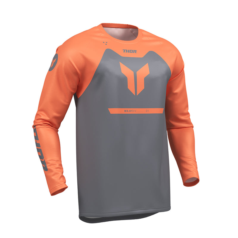 Load image into Gallery viewer, THOR MX JERSEY RIDEMODE MENACE CHARCOAL
