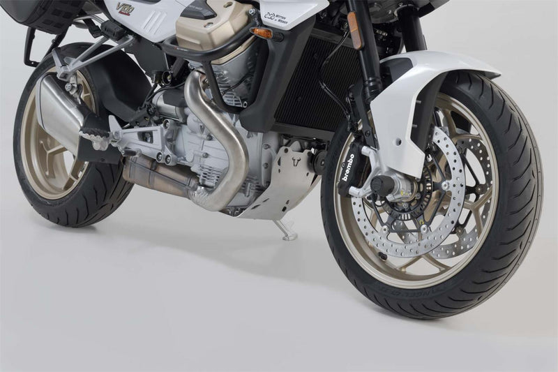 Load image into Gallery viewer, BASH PLATE SW MOTECH SILVER MOTO-GUZZI V100 MANDELLO 22-ON

