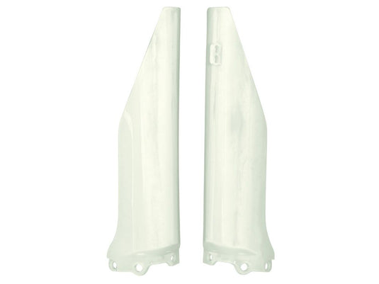 FORK PROTECTORS RTECH NEUTRAL WHITE KAWASAKI KX125 04-06 KX250 04-06 KX250F 04-05