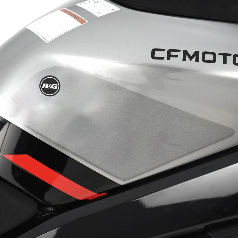 Load image into Gallery viewer, CLEAR R&amp;G Tank Traction Grips for CFMoto 450SS/SR '23-
