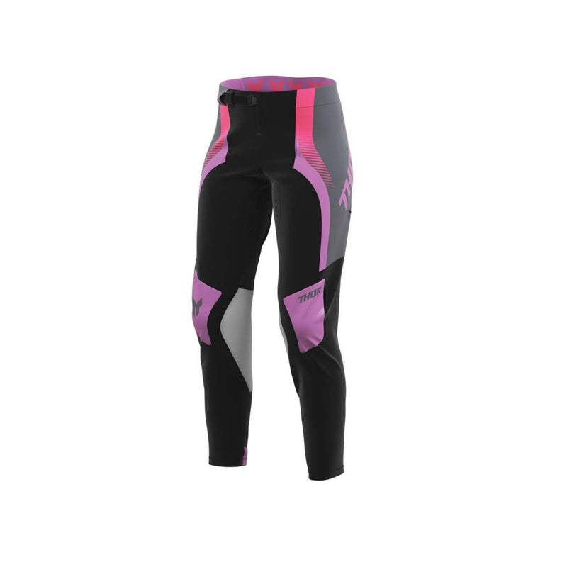 Load image into Gallery viewer, THOR SPORTMODE PANT WOMENS VELOCITY BLK/ORG
