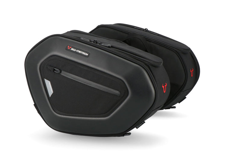 Load image into Gallery viewer, SW MOTECH SADDLE BAGS PRO BLAZE HIGH WITH ADAPTER TRIUMPH TRIDENT 660 21-24
