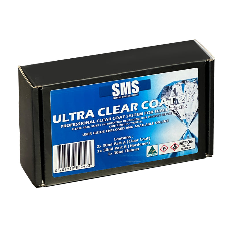 Load image into Gallery viewer, AIRBRUSH PAINT ULTRA CLEAR COAT 2K SET FOR SCALE MODELS
