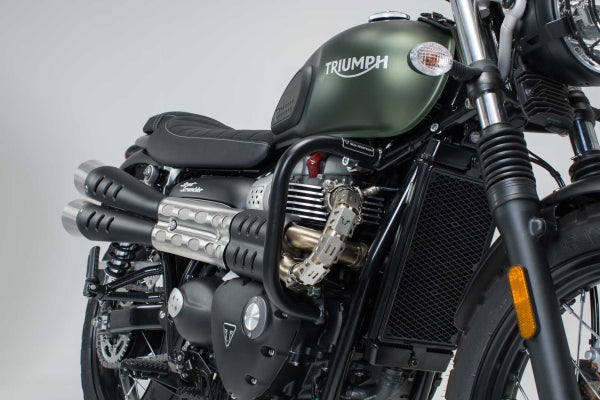 Load image into Gallery viewer, CRASH BARS SW MOTECH TRIUMPH BONNEVILLE 1200 BOBBER SCRAMBLER SPEEDMASTER STREET SCRAMBLER
