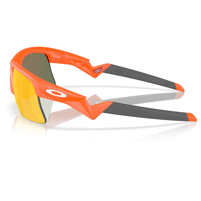 Load image into Gallery viewer, 0OJ9013-0762 Oakley Capacitor Sunglasses, Matte Neon Orange Frame with PRIZM Ruby Lens
