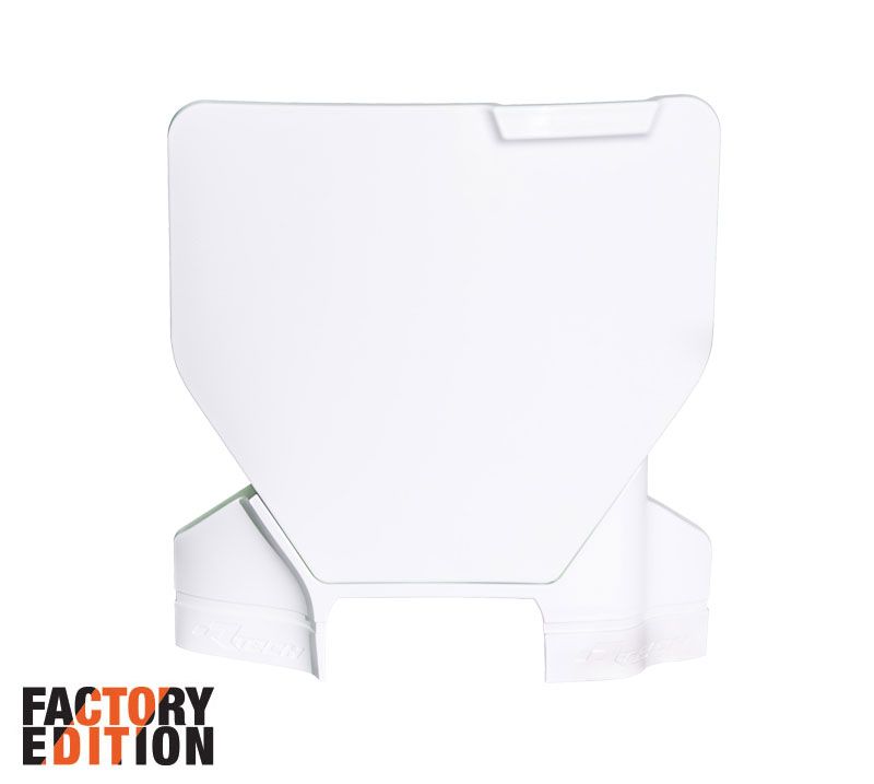 Load image into Gallery viewer, NUMBER PLATE RTECH WHITE HUSQVARNA TC FC FS FX TX

