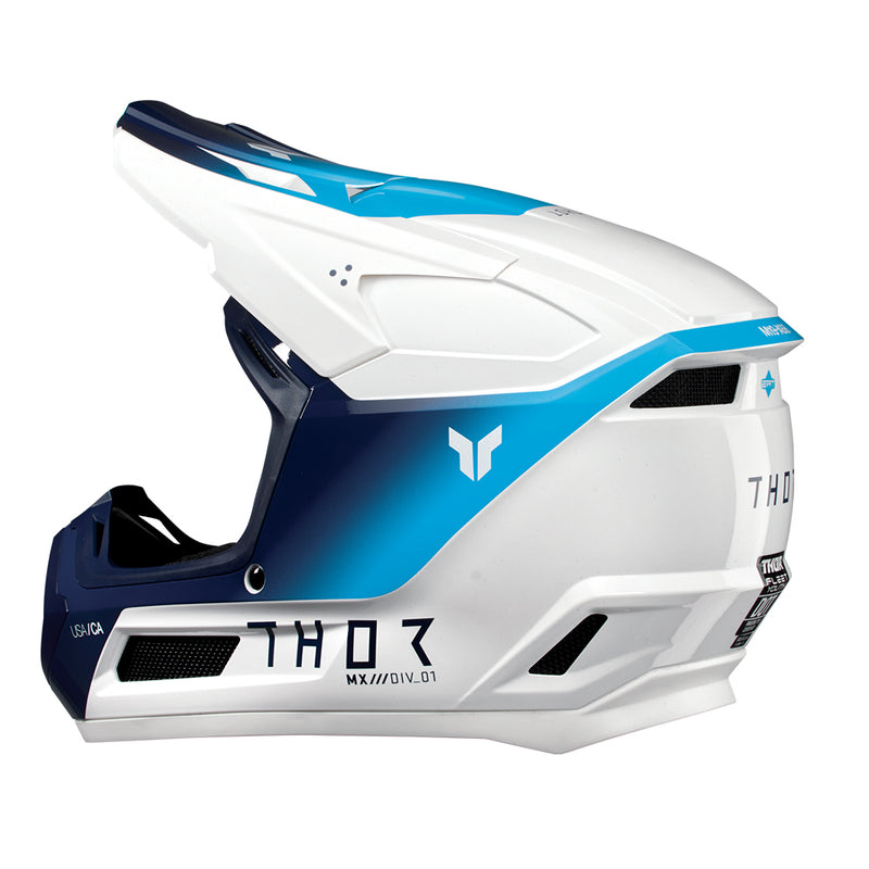 Load image into Gallery viewer, THOR HELMET FLEET STORM WHITE/NAVY YOUTH
