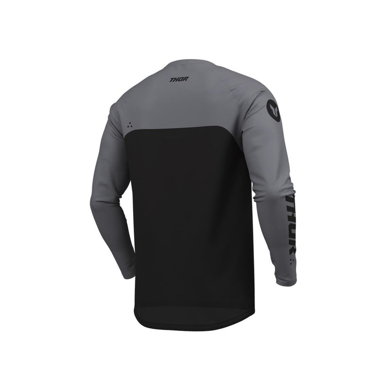 Load image into Gallery viewer, THOR MX JERSEY YOUTH RIDEMODE MENACE BLACK
